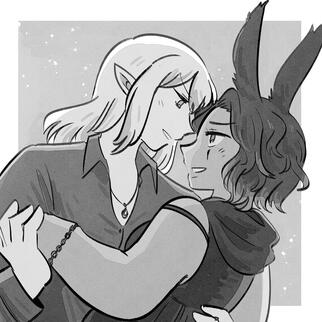 Esteinien and Maeve by nindianda